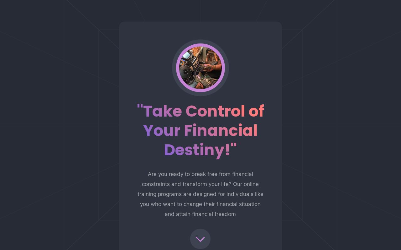 Take control of your financial destiny